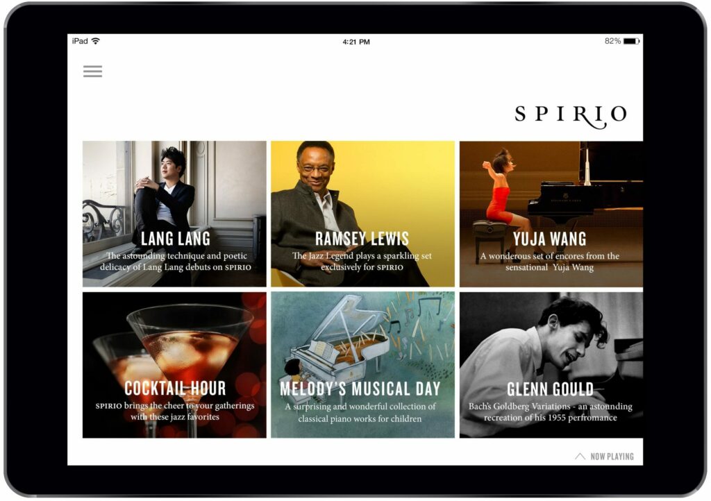 Apple iPad featuring Steinway Musical Library for Spirio