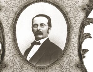 Sketch of Steinway & Sons' founder Henry Steinway