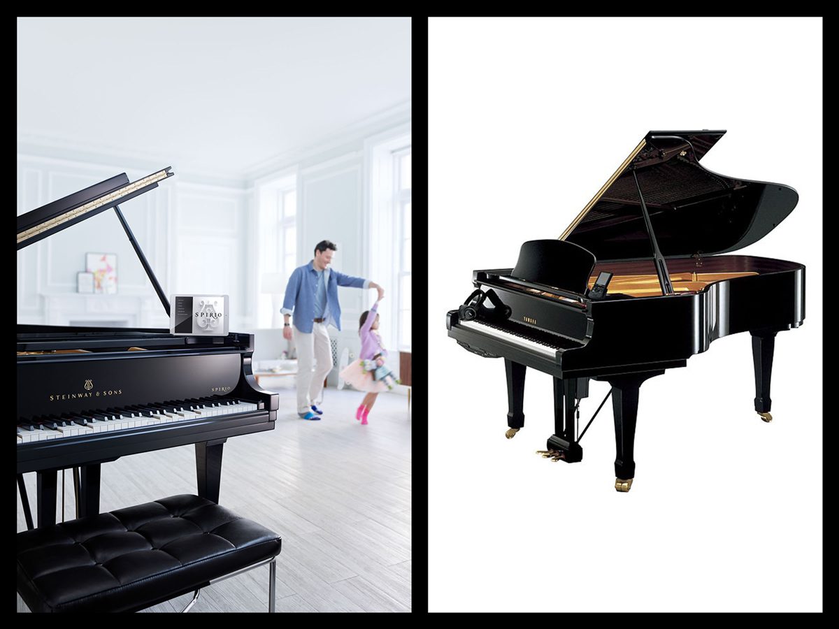Spirio and Disklavier side-by-side image
