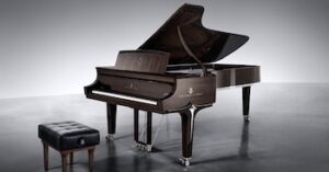 Photo of Steinway's Black Diamond Model D