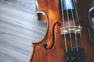 Photo of a violin