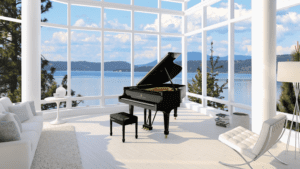 Steinway's Model A grand piano