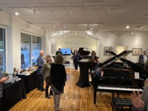 M. Steinert's party joining Steinway & Sons' first SpirioCast